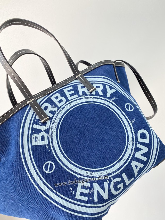 Burberry專門店新款沙灘托特包 巴寶莉帆布購物袋手提包 yxb1139